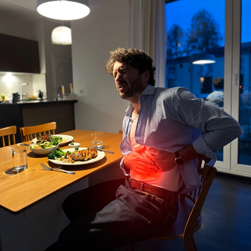 3 . Stubborn Gut Bloat After Meals